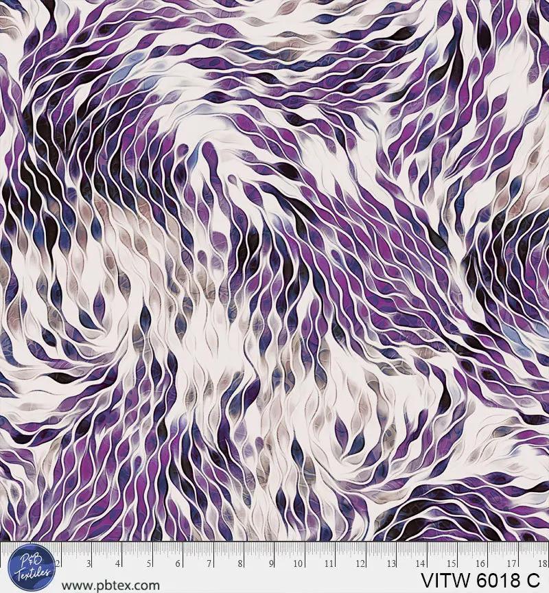 108" Vitality Chic Purple Cotton Wideback Fabric per yard - Prismatic Fiber Arts