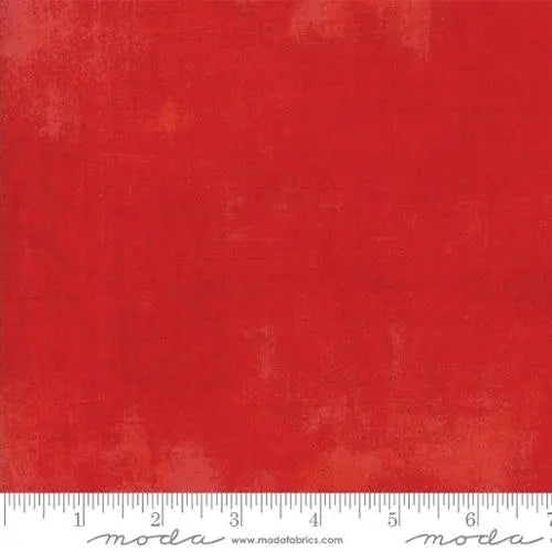 365 Red Scarlet Moda Grunge - Fat Quarter - Prismatic Fiber Arts