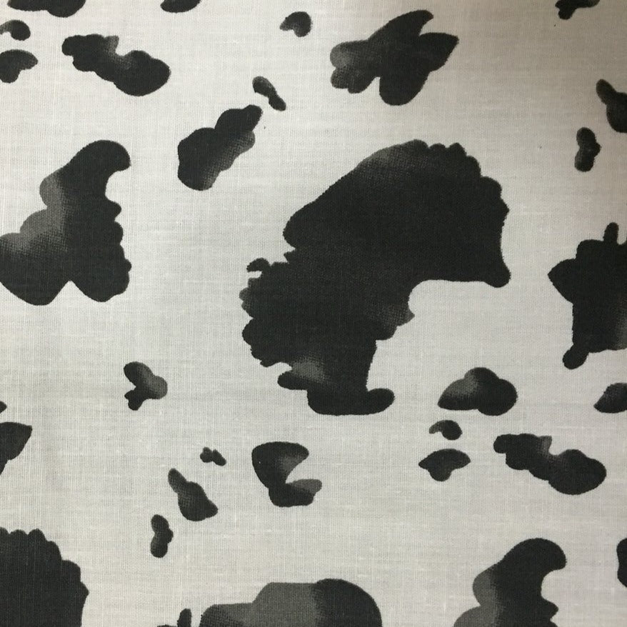 Cow Printed Poly Cotton Fabric