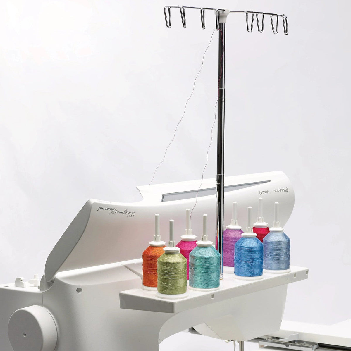 HUSQVARNA® VIKING® Eight Spool Thread Rack - Prismatic Fiber Arts