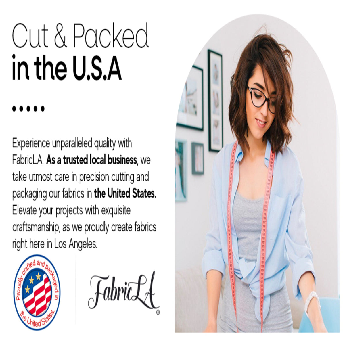 FabricLA Mohair Shaggy Faux Fur Fabric - Pre Cut Strips | Trim Ribbon | DIY Craft, Hobby, Costume, Decoration - White - Prismatic Fiber Arts