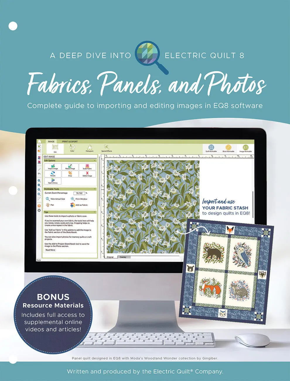 A Deep Dive into Electric Quilt 8: Fabrics, Panels & Photos - Prismatic Fiber Arts