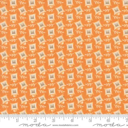 Agatha Road Pumpkin Harlequin Blenders 44"/45" Fabric Per Yard - Prismatic Fiber Arts