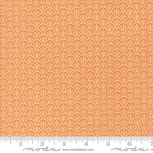 Agatha Road Pumpkin Scallops Blenders 44"/45" Fabric Per Yard - Prismatic Fiber Arts