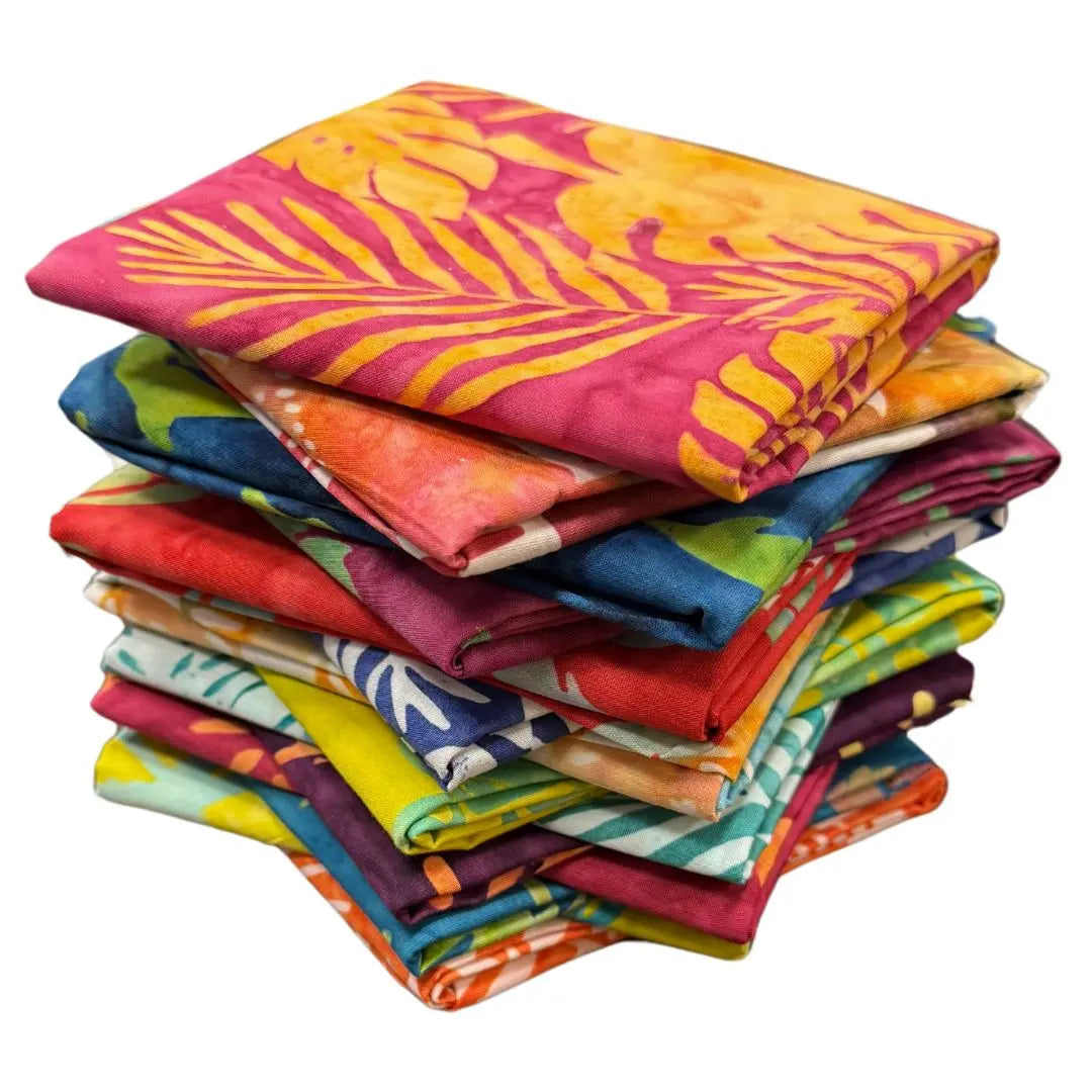 Beachy Batiks Fat Quarter Bundle - Set of 14 - Prismatic Fiber Arts