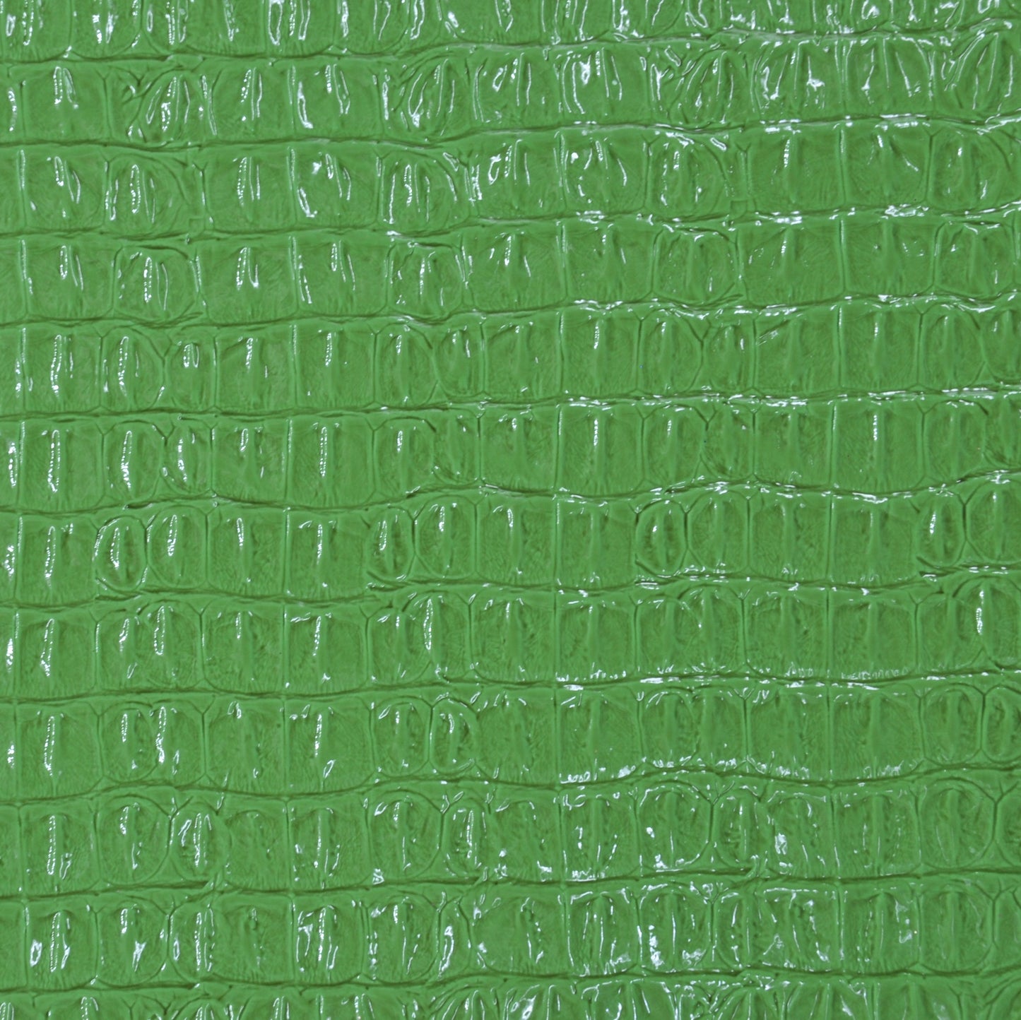 Belagio Enterprises - 17" X 36" Faux Crocodile Vinyl Fabric | BCV-14 Lime - Prismatic Fiber Arts