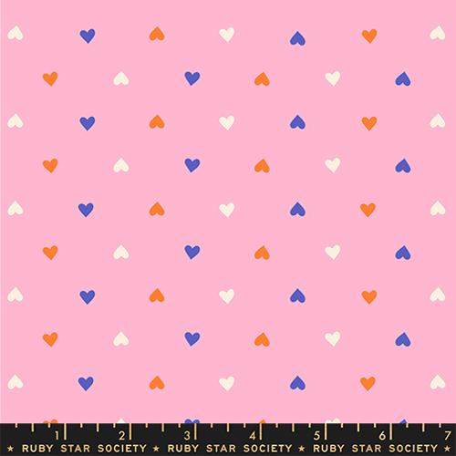 Best Day Ever Posy Hearts Cotton 43"/44" Fabric Per Yard - Prismatic Fiber Arts