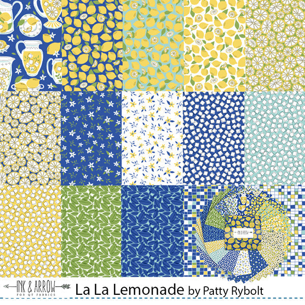 LA LA LEMONADE Fat Quarter Bundle - Prismatic Fiber Arts