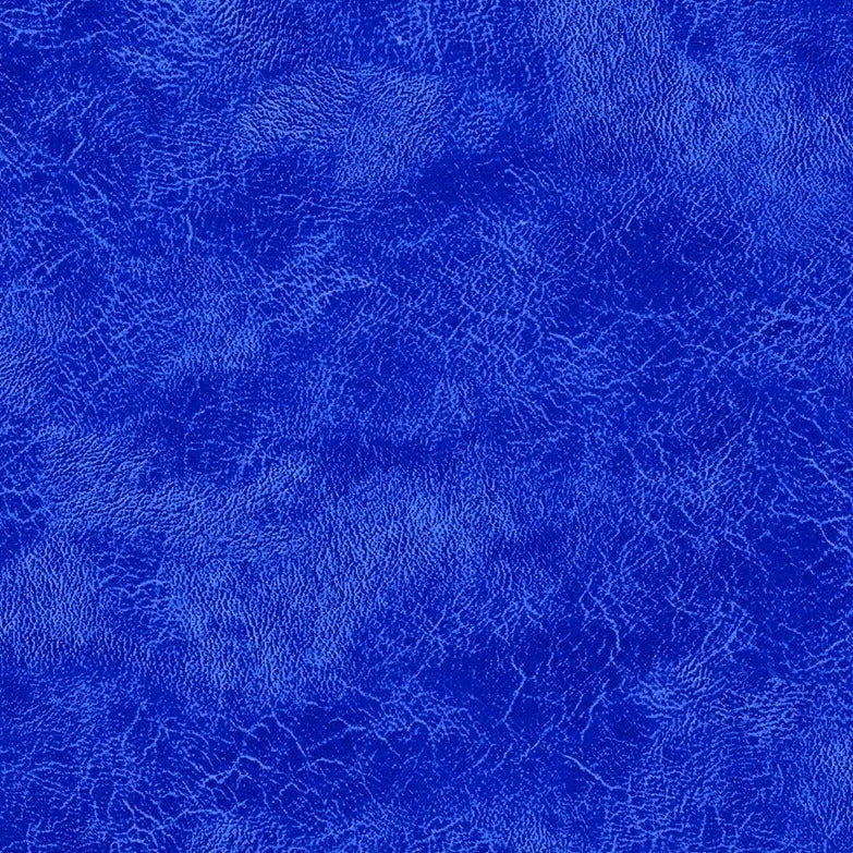 Blue Cobalt Crackles Cotton Wideback Fabric Per Yard - Prismatic Fiber Arts