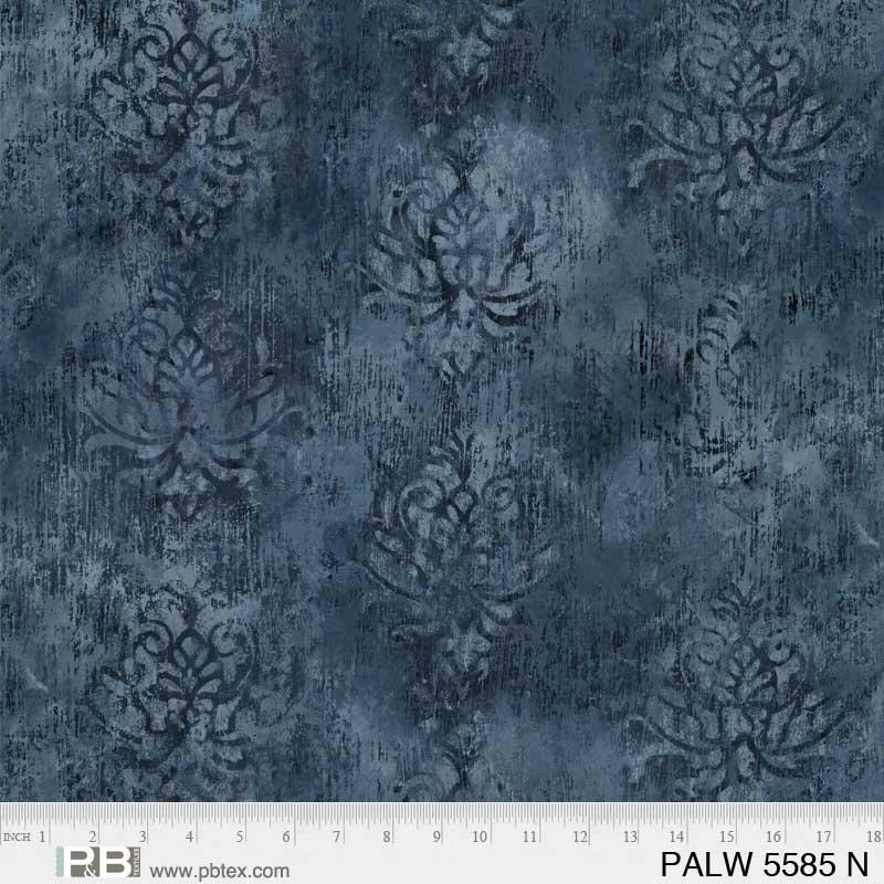 Blue Denim Palazzo Cotton Wideback Fabric Per Yard - Prismatic Fiber Arts