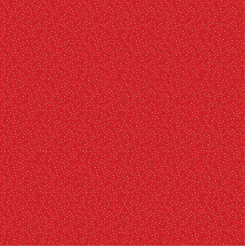 Bright Red Hot Tamale Cotton 44"/45" Fabric Per Yard - Prismatic Fiber Arts