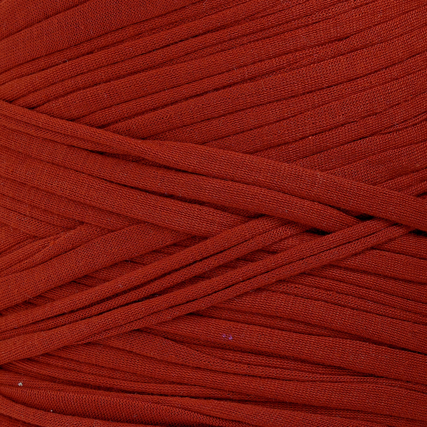 Recycled T-Shirt Fabric Yarn - Copper Color - Prismatic Fiber Arts
