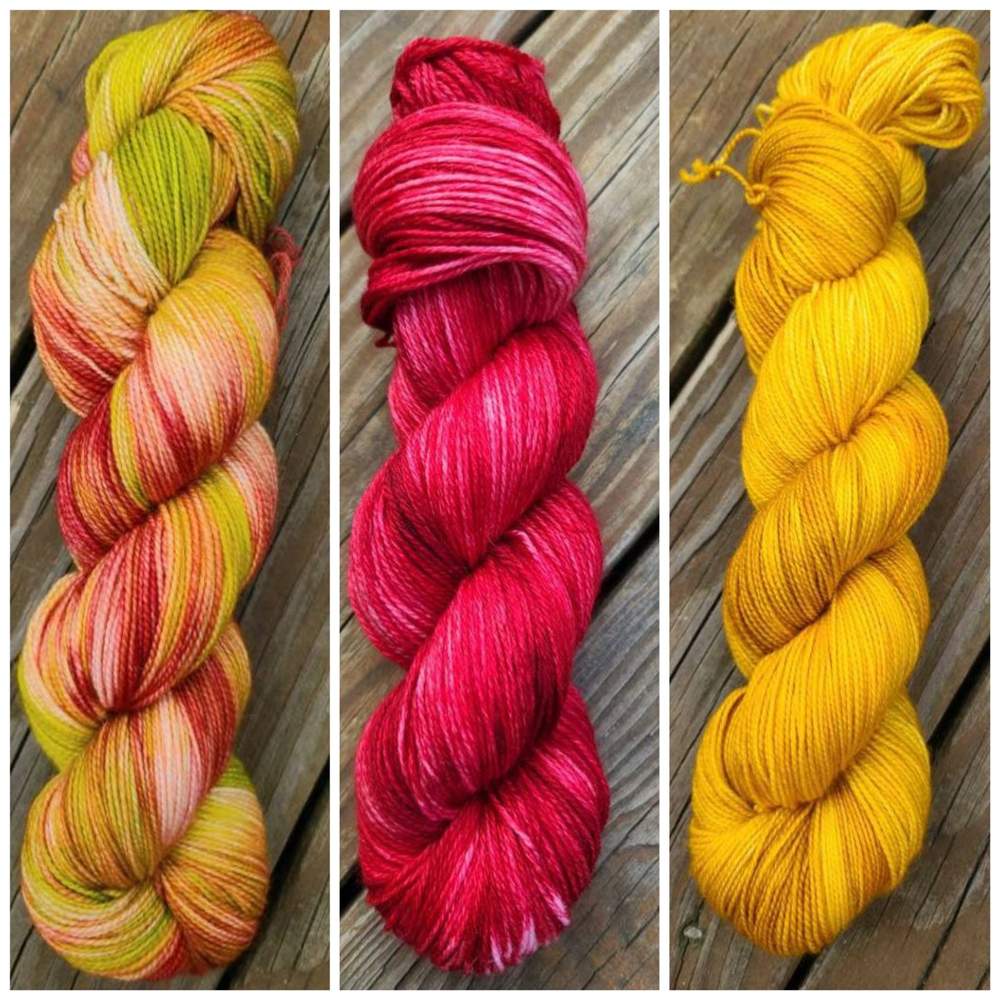 Apple Pickin' 3 skein kit - Prismatic Fiber Arts
