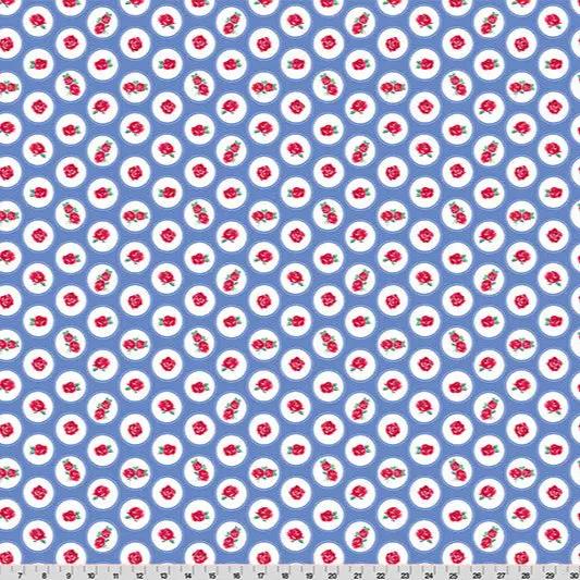 Cottage Rose Lane Brighton Quilting Cuddle Blue Bonnet Fabric per yard - Prismatic Fiber Arts
