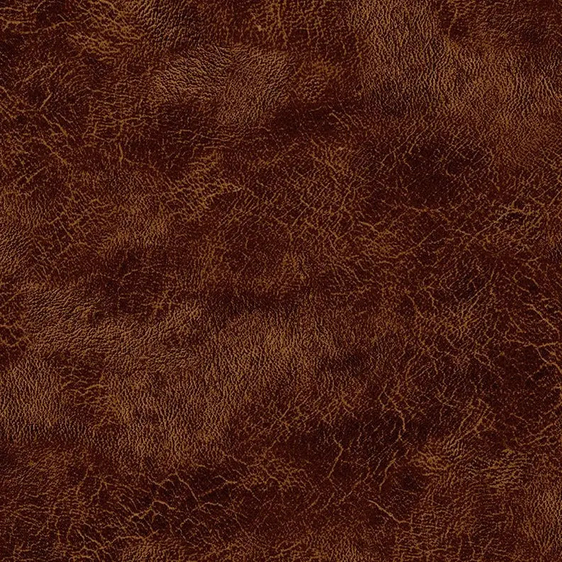 Brown Leather Crackles Cotton Wideback Fabric Per Yard - Prismatic Fiber Arts