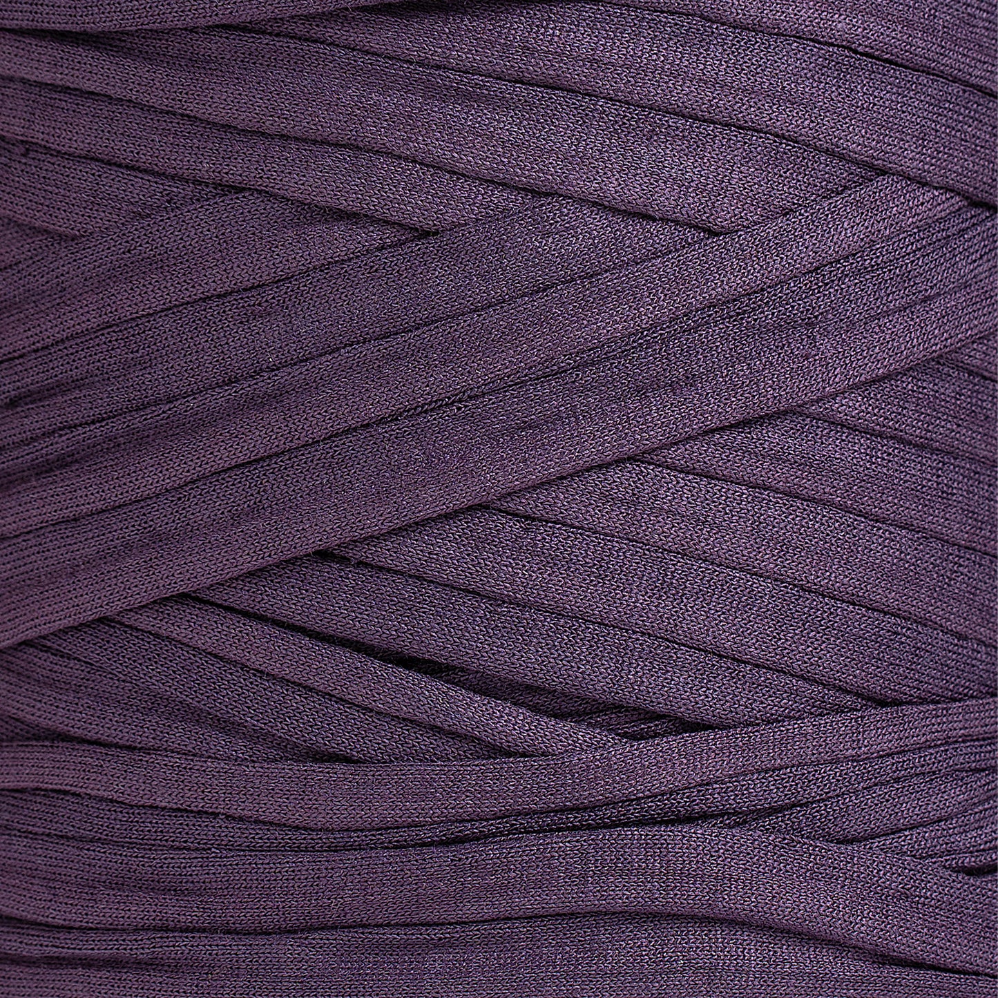 Recycled T-Shirt Fabric Yarn - Damson Color - Prismatic Fiber Arts