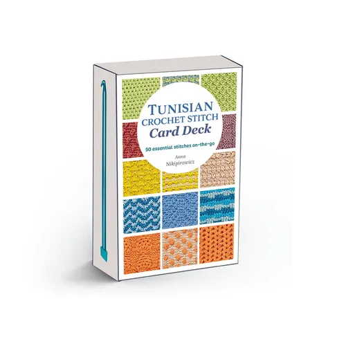 Tunisian Crochet Stitch Card Deck: 50 Essential Stitches to Mix and Match