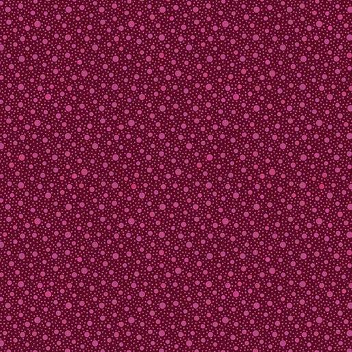 Dapple Dot Crimson Affinity Cotton 44"/45" Fabric Per Yard - Prismatic Fiber Arts