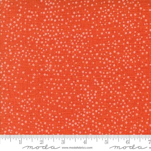 Dotty Thatched Tangerine 44"/45" Fabric Per Yard - Prismatic Fiber Arts