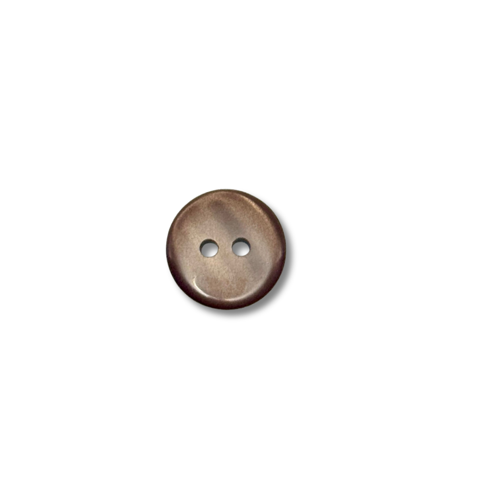 Faux Mother of Pearl Round - 14MM Button - Prismatic Fiber Arts