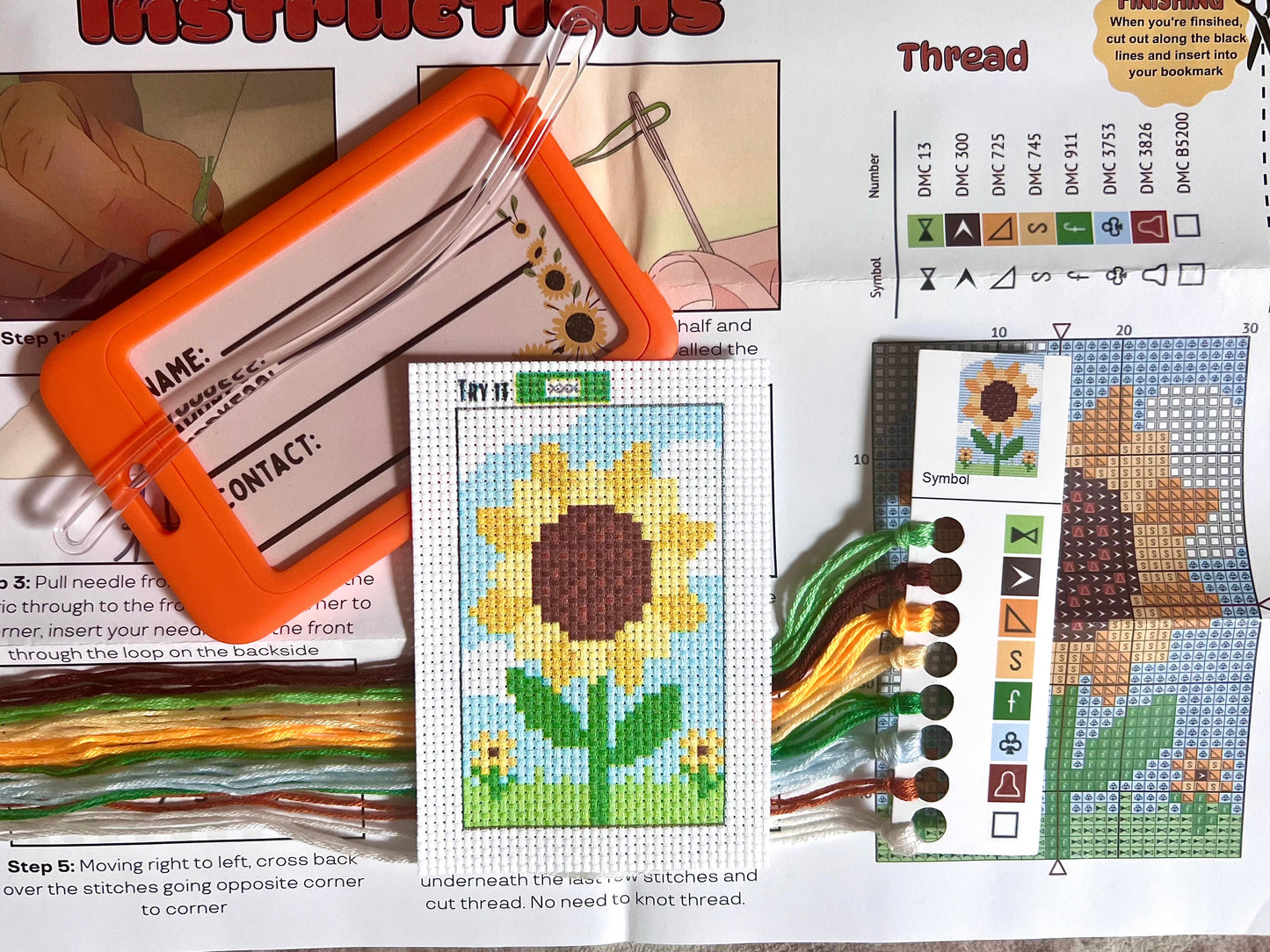 Sandra the Sunflower - Prismatic Fiber Arts