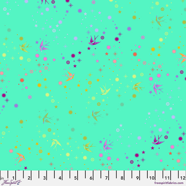 Frolic Fairy Dust Tula's True Colors 44"/45" Cotton Fabric Per Yard
