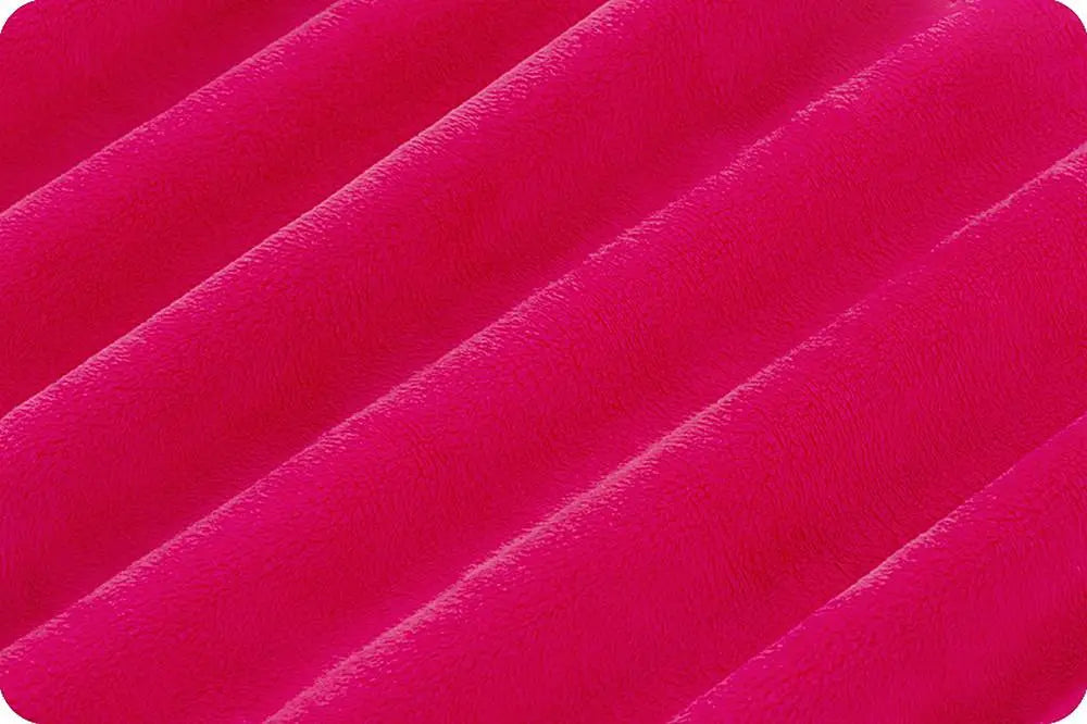 Fuchsia Solid Cuddle 3 58/60" Fabric ( 1 1/4 yard pack ) - Prismatic Fiber Arts