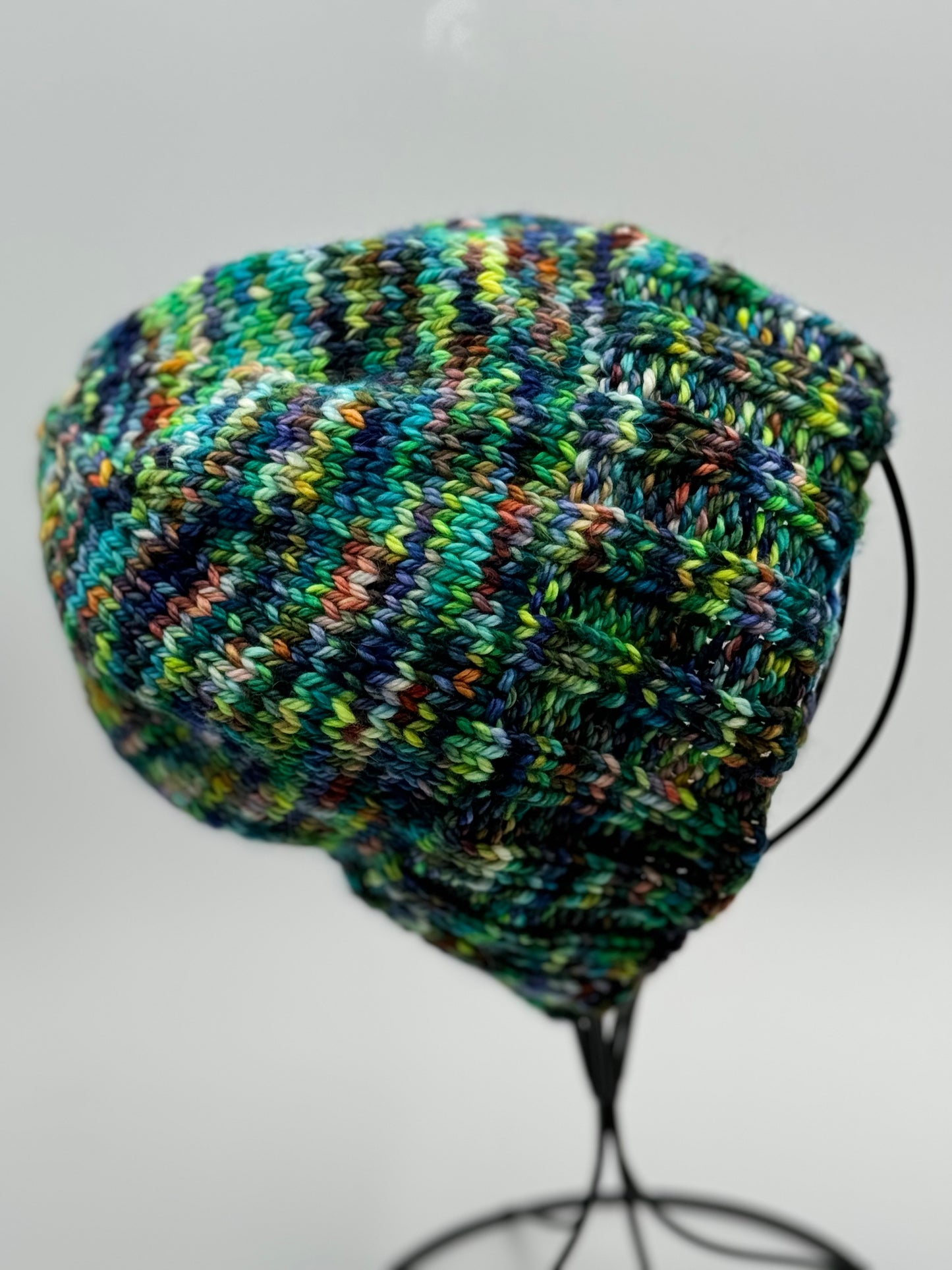 Tiki Bar Beanie - Prismatic Fiber Arts
