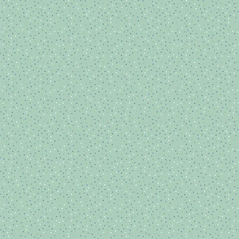 Green Sea Glass Mint Cotton 44"/45" Fabric Per Yard - Prismatic Fiber Arts