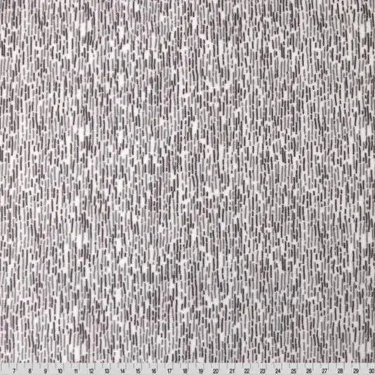 Grey Alloy Dash Cuddle Extra Wide Fabric per yard - Prismatic Fiber Arts