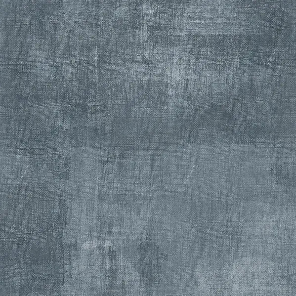 Grey Blue Denim Dry Brush Cotton Wideback Fabric Per Yard - Prismatic Fiber Arts
