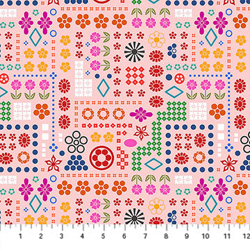 High Score Blush Yesterday Cotton 44"/45" Fabric Per Yard - Prismatic Fiber Arts