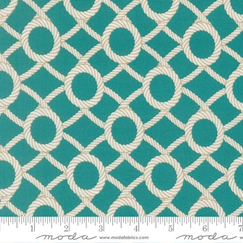 Horizon Reef Rope Net Cotton 44"/45" Fabric Per Yard - Prismatic Fiber Arts