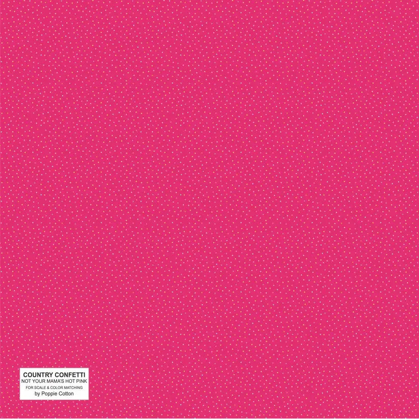 Hot Pink Barbie Cotton 44"/45" Fabric Per Yard - Prismatic Fiber Arts