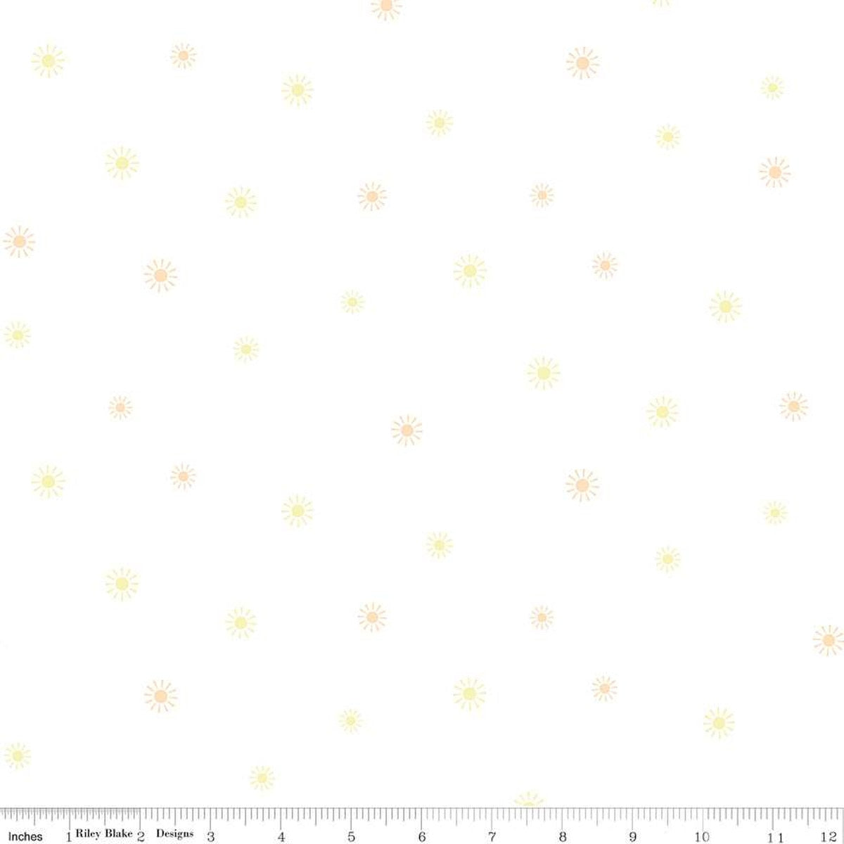 Hush Hush 5 Sunny Days Cotton 43"/44" Fabric Per Yard - Prismatic Fiber Arts