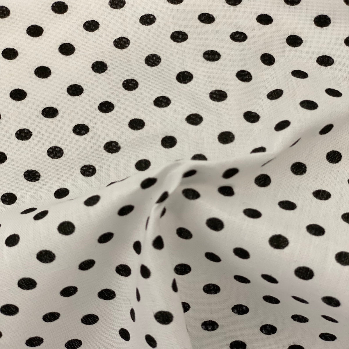 Mini Polka Dot Printed Poly Cotton Fabric