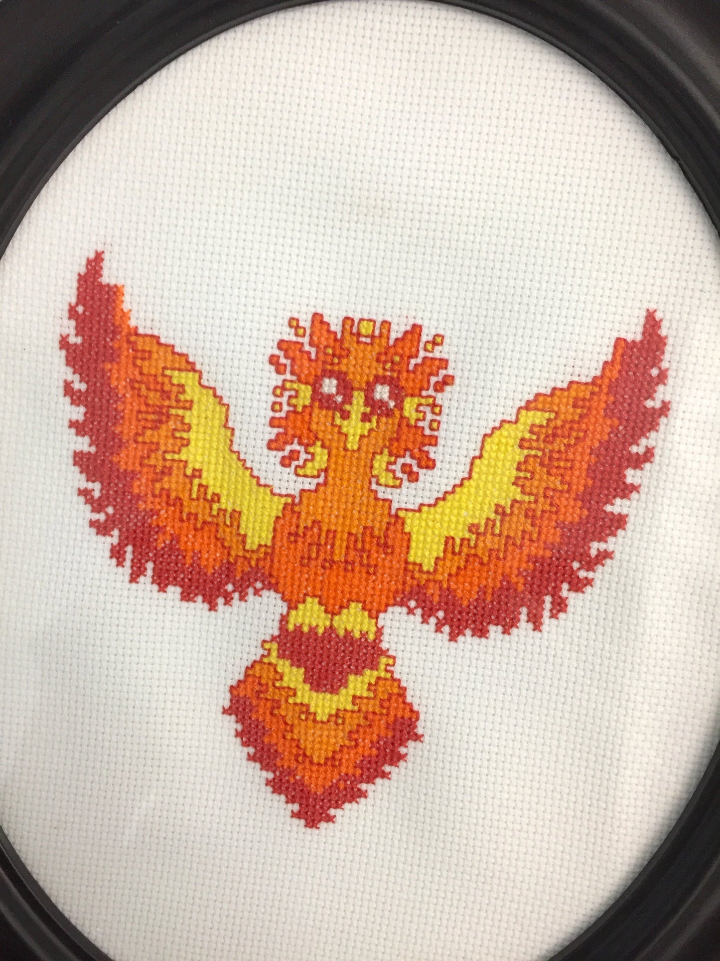 Phoenix Counted Cross Stitch DIY KIT - Prismatic Fiber Arts
