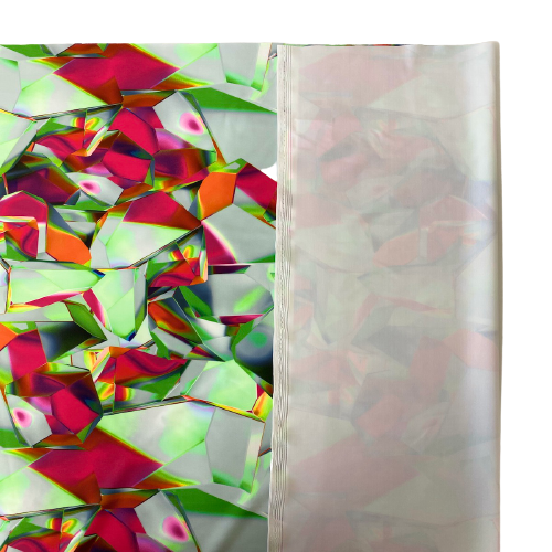 Kaleidoscope Multicolor Abstract Nylon Spandex Fabric - Prismatic Fiber Arts