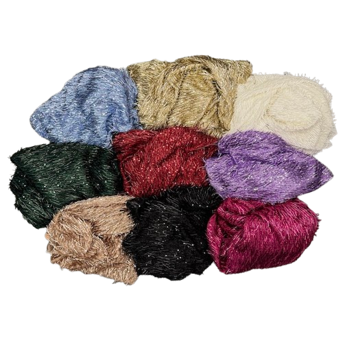 French Fringe Stretch Sequins Fabric - Prismatic Fiber Arts