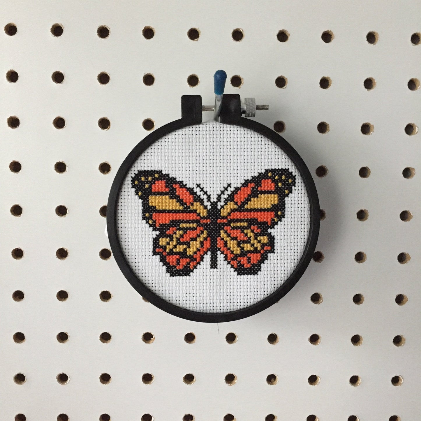 Butterfly Counted Cross Stitch DIY KIT Beginner - Prismatic Fiber Arts