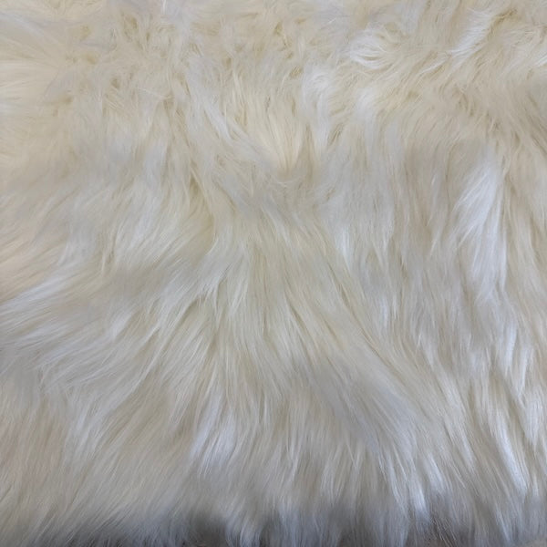 Husky Print Long Pile Shaggy Faux Fur Fabric - Prismatic Fiber Arts