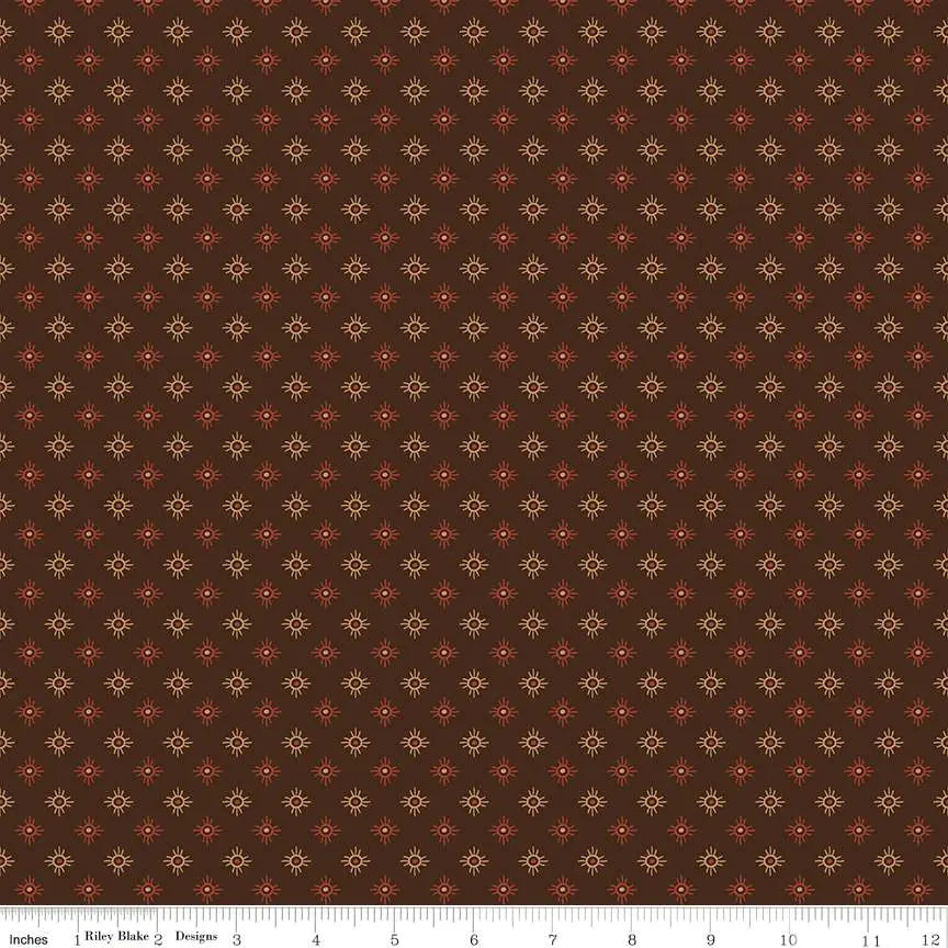 John Wayne American West Sun Brown 43"/44" Fabric Per Yard - Prismatic Fiber Arts
