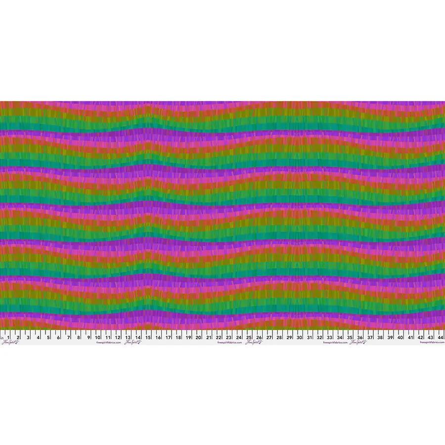 Love Stripe Multi Cotton 44"/45" Fabric Per Yard - Prismatic Fiber Arts