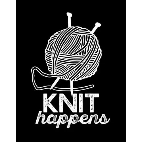 KNIT HAPPENS Knitting Graph Paper 2: 3: Design Your Own Knitting Projects 8.5" x 11" 200 Pages