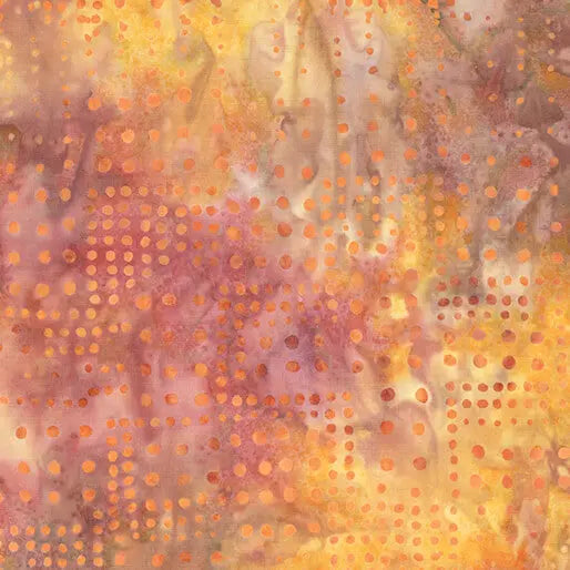 Multi Variegated Sunset Dots Cotton 44"/45" Fabric Per Yard - Prismatic Fiber Arts