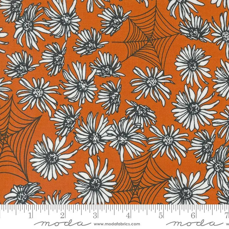Noir Pumpkin Orange 44"/45" Fabric Per Yard - Prismatic Fiber Arts