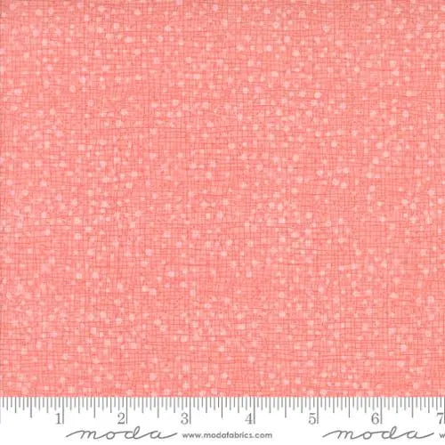 Orange Peach Superbloom Dotty Thatched 44"/45" Fabric Per Yard - Prismatic Fiber Arts