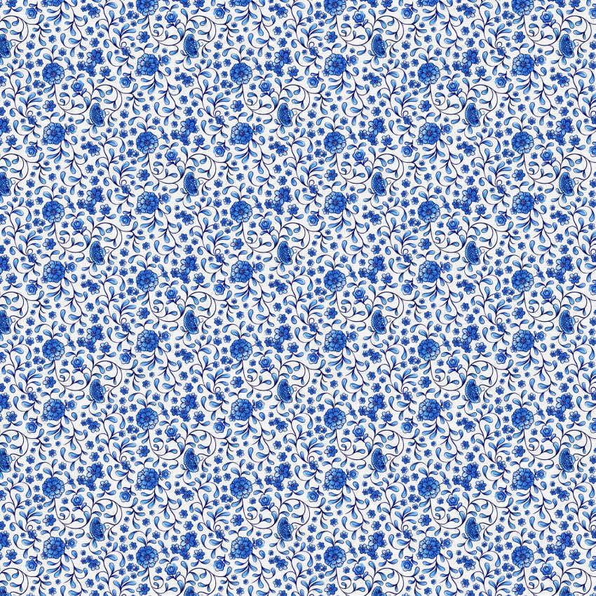Chinoiserie Ditsy Floral Cotton Wideback 118" Fabric Per Yard - Prismatic Fiber Arts