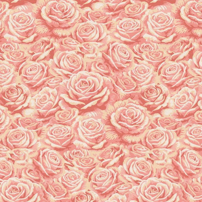 Pink Roses Are Red Rose Bouquets Cotton Wideback 118" Fabric Per Yard - Prismatic Fiber Arts