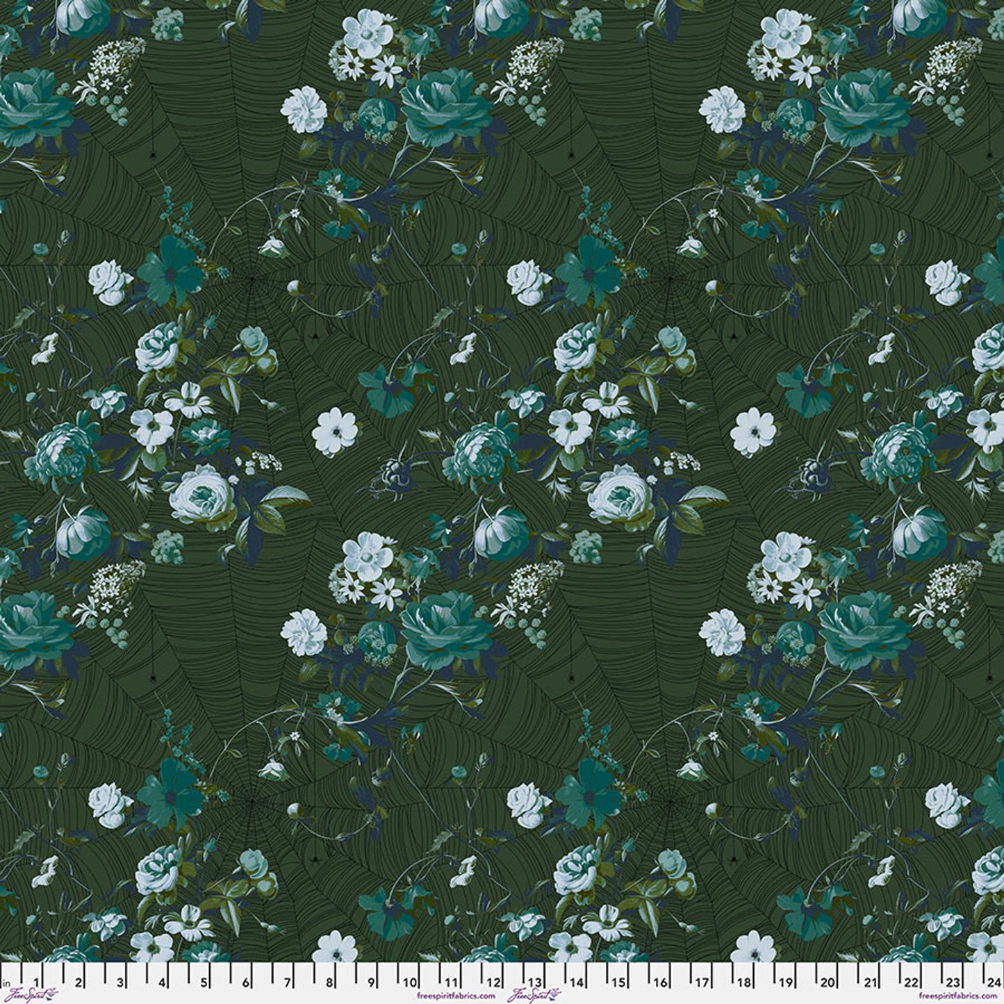 Enrapture by Giucy Giuce Vining - Verdant Cotton 44"/45" Fabric Per Yard - Prismatic Fiber Arts
